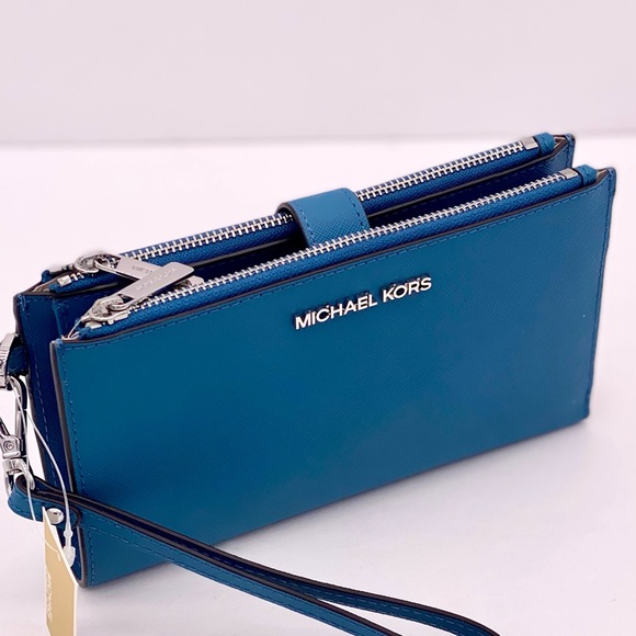 Michael Kors DoubleZip Wallet Wristlet Phone Case - Picture 3 of 14